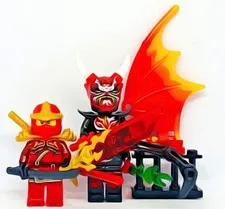 LEGO KAI NINJA LIMITED EDITION NINJAGO + MR. E BLACK MASK -9-