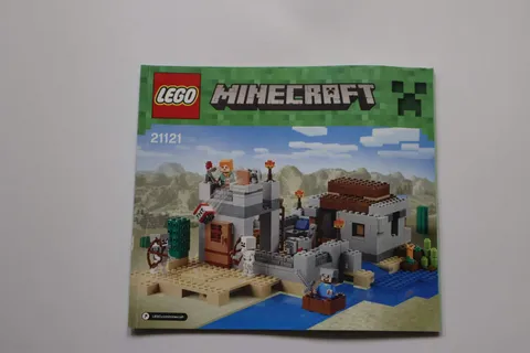 LEGO® Minecraft® 21121 The Desert Outpost Instruction Manual Only!