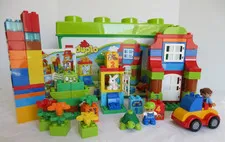 LEGO DUPLO Deluxe Box of Fun, 10580, COMPLETE WITH BIN AND IDEA PAMPHLET, 95 PC