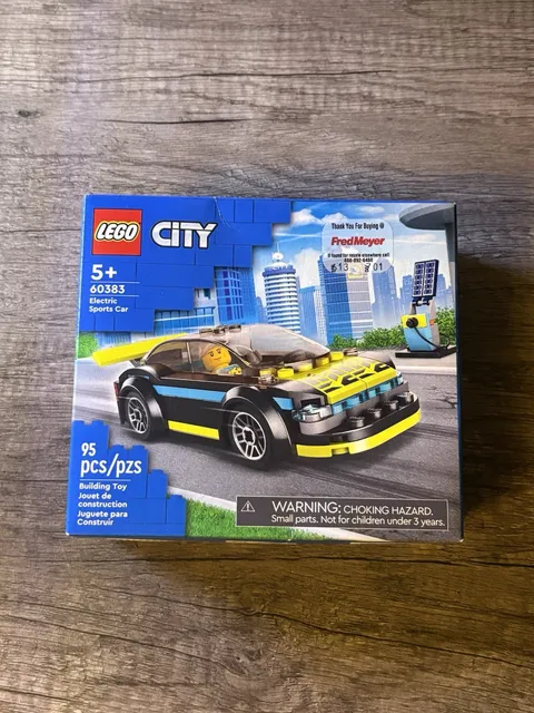 LEGO City Electric Sports Car Building Toy 95 Pieces #60383