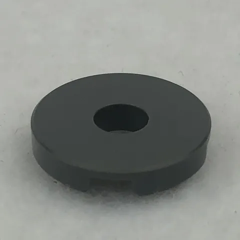 LEGO 15535 Dark Bluish Gray Tile, Round 2 x 2 with Hole (x1)