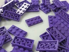 Lego Lot 50x New Dark Purple Plate 2 x 4 # 3020