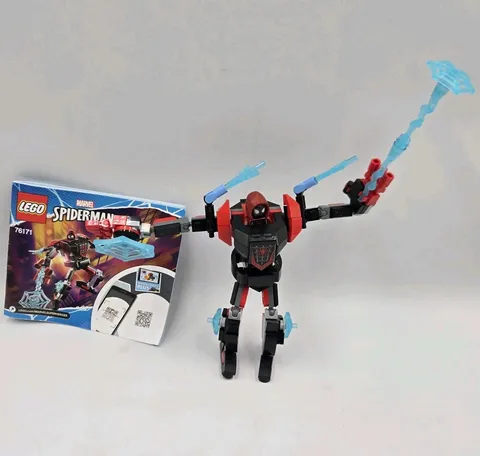LEGO Spider-Man Miles Morales Mech Armor (76171) COMPLETE w/ Manual & Minifigure
