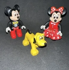 Lego Duplo Disney Mickey Mouse Minnie Mouse and Pluto Figures Toys