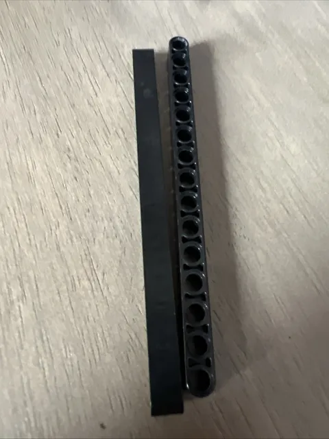LEGO 32278 Black Technic, Liftarm Thick 1 x 15 - 2 Pieces