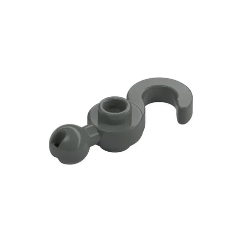 LEGO 2x Dark Gray Hook with Tow Ball inv.615