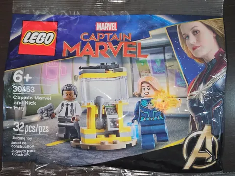 🤯LEGO Super Heroes Marvel Captain Marvel and Nick Fury Polybag 30453-1