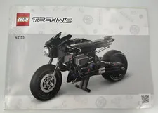 Lego Technic Batman Batcycle 42155 Instructional Manual Only 2023