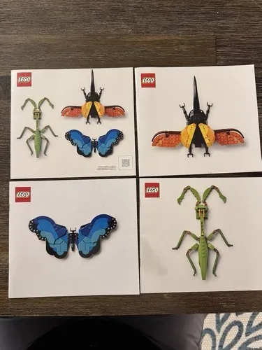 21342 LEGO Insects INSTRUCTION BOOKS ONLY - NO BRICKS - Four Booklets