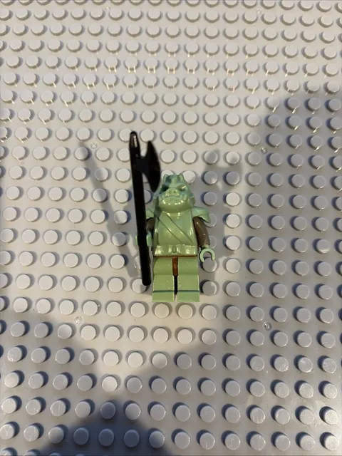 LEGO Star Wars Gamorrean Guard Minifigure Dark Gray Arms Jabbas Sail SW0075
