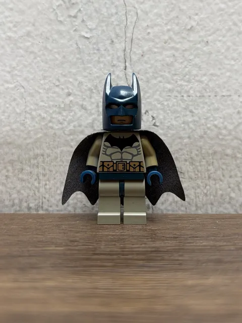 LEGO DC Batman Dark Blue Light Grey Suit Minifigure bat022 7786 7787 2007 2008