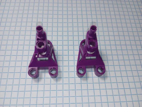 2 Bionicle Lego 32576 in Purple Foot Feet Tohunga style Real Lego IRL WYSIWYG