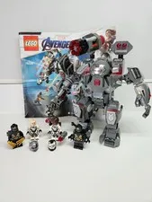 LEGO 76124 Marvel Avengers War Machine Buster 100% Complete Manual Minifigures