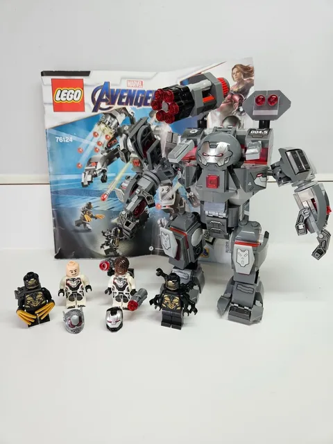 LEGO 76124 Marvel Avengers War Machine Buster 100% Complete Manual Minifigures