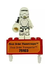 Lego Store Display Star Wars, First Order Flametrooper Minifigure From 75103 