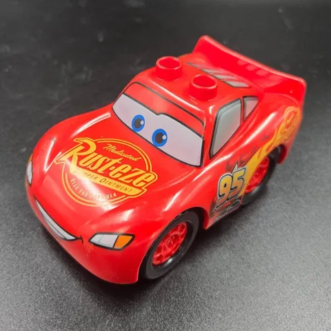 LEGO Duplo Disney Pixar Cars Lightning McQueen Red Race Car 95 Rust-eze 10851