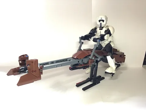Lego Star Wars Scout Trooper and Speeder Bike