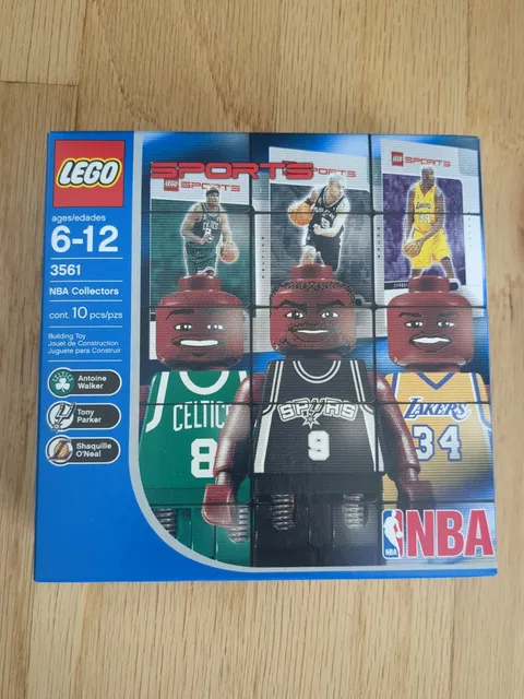Lego Sports NBA Collectors 3561 - Antoine Walker, Shaquille O'Neal And Tony...