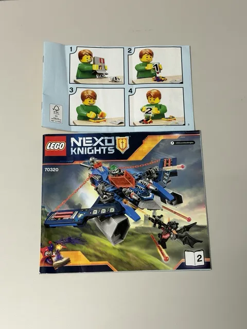 LEGO  NEXO Knights Aaron Fox's Aero-Striker V2 Instruction Manual Books Only