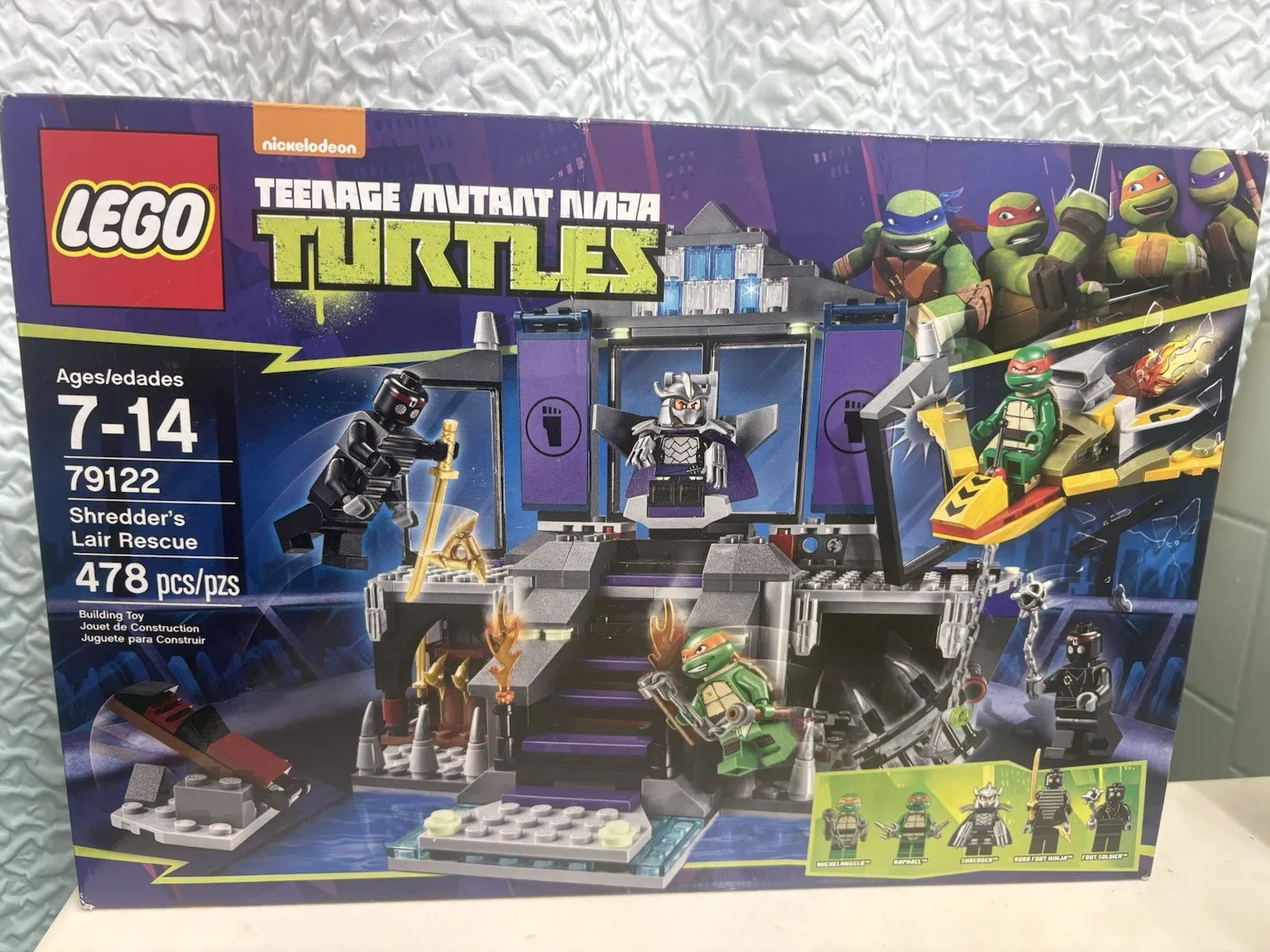 LEGO Teenage Mutant Ninja Turtles Shredder's Lair Rescue (79122) Factory SEALED
