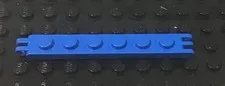 LEGO Blue 1x6 Hinge Plate With 2 & 3 Fingers on End - Lot of One- 6991 Monorail