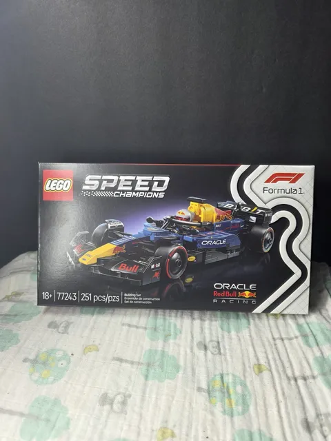 LEGO Speed Champions Oracle Red Bull Racing Rb20 F1 Race Car 77243, 251 pcs, 18+