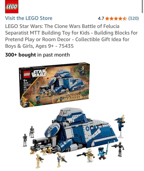 LEGO Star Wars: The Clone Wars Battle of Felucia Separatist Open Bags