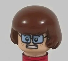 Lego scooby Doo VELMA Head & Hair Only lot 75904 Rare