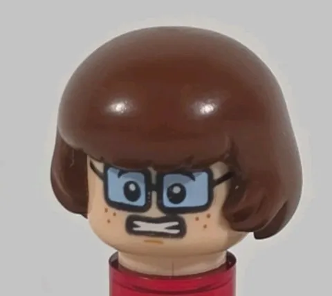 Lego scooby Doo VELMA Head & Hair Only lot 75904 Rare