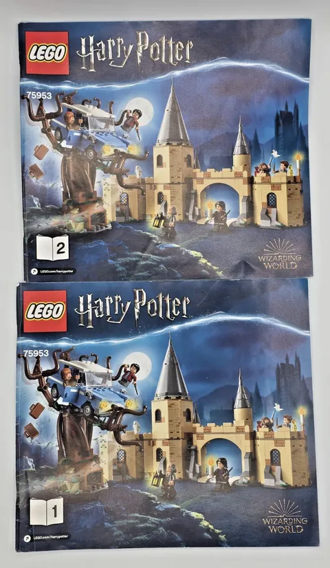 Lego 75953 Harry Potter Hogwarts Whomping Willow Instructions manuals Only 2018