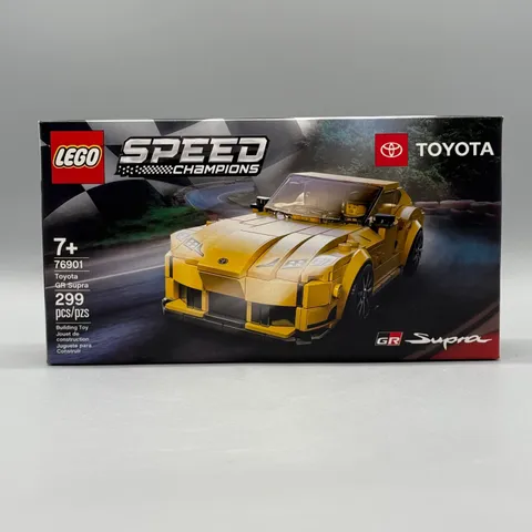 Lego #76901 Toyota GR Supra Yellow Speed Champions Brand New Factory Sealed