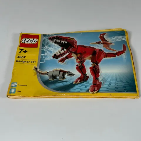 LEGO 4507 Prehistoric Creatures Designer Set Instruction Manual Only 2004