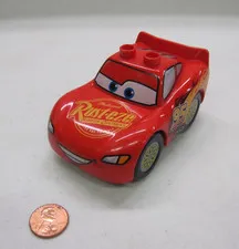 Lego Duplo Pixar Cars Lightning Mcqueen Rust-Eze #95 Radiator Springs Red Car #5