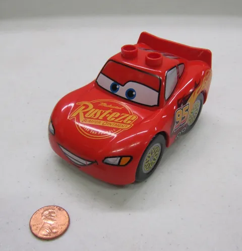 Lego Duplo Pixar Cars Lightning Mcqueen Rust-Eze #95 Radiator Springs Red Car #5
