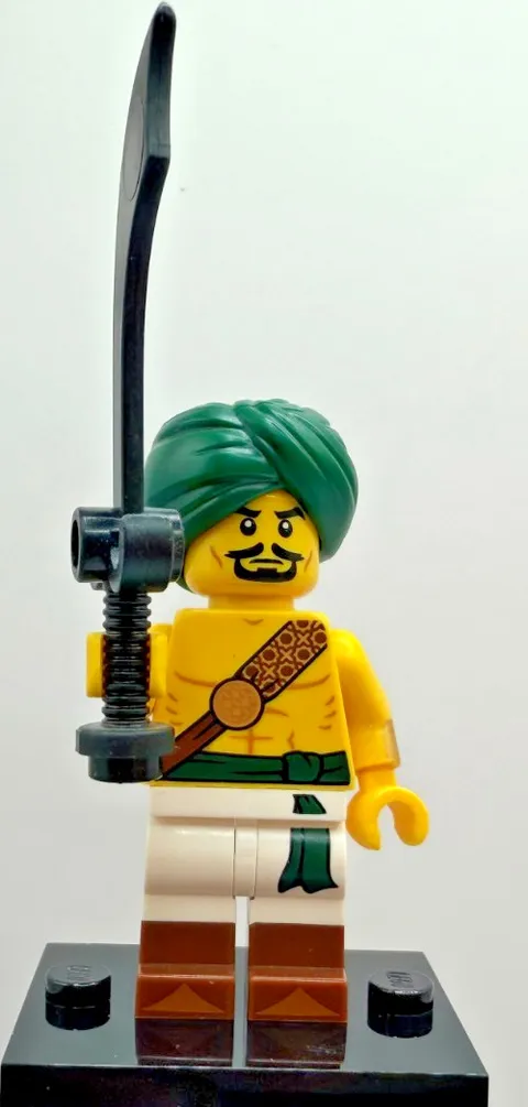 LEGO 71013 CMF Series 16 Desert Warrior Minifigure col16-2 Complete New Turban