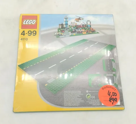LEGO 4110 Straight Road Plates MISB New Sealed Vintage Town 2002 Road Plates
