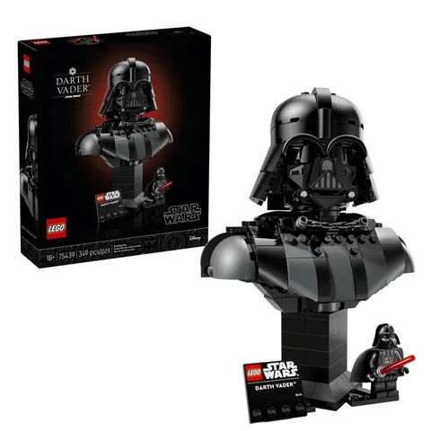LEGO Star Wars Darth Vader 7" Helmet & Bust Building Set Collection 349 Pcs New