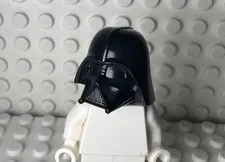 LEGO Minifigure, Headgear Helmet SW Darth Vader 2 Piece Top & Bottom 19916/19917