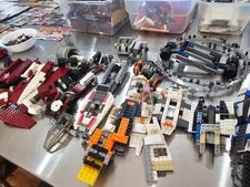 MASSIVE 40lb LEGOStar Wars Bulk Lot- Ships, Minifigs, Manuals Offers WELCOME 💥