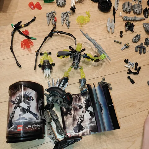 LEGO Bionicle & Misc Factory Bulk Lot Parts, Masks, read!!!