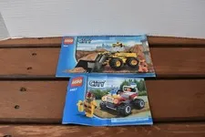 LEGO CITY BOOKS 4427 & 7630,  PRE-OWNED, NO BRICKS OR PEOPLE, B18