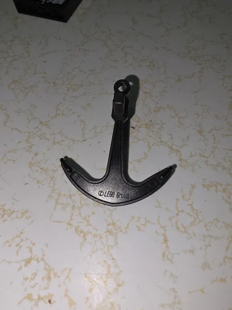 Lego 2564 Ship Boat Anchor Black 1 Top Hole Pirate 6280 6285 7075 6274 6286 4768