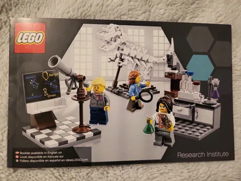 LEGO Ideas #21110 Research Institute Instruction Booklet Manual Only, Retired