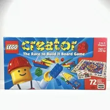 1999 LEGO Creator The Race to Build It Board Game 100% Complete RoseArt HTF RARE