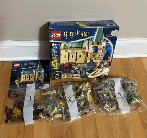 LEGO Harry Potter: Hogwarts: Fluffy Encounter (76387) New Open Box