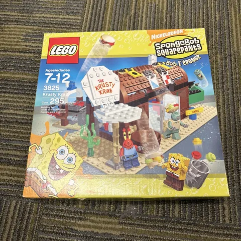 Lego 3825 Nickelodeon SpongeBob SquarePants Krusty Krab Factory Retired SEALED