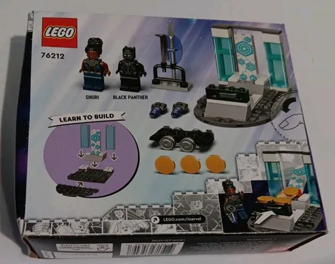 LEGO 76212 MARVEL BLACK PANTHER ,  SHURI'S LAB