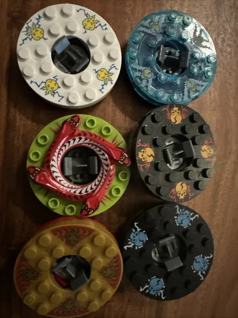 LEGO Ninjago Spin Jitsu Spinner Lot NRG Cole Spinner