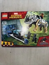 NEW Lego Marvel Super Heroes RHINO FACE-OFF BY THE MINE Set #76099 Sealed NIB