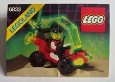 Vintage 1990 LEGO Space M-Tron 6833 Beacon Tracer Instructions Only Legoland